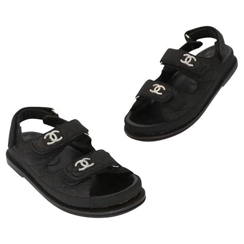 chanel cloth sandal|chanel sandals men.